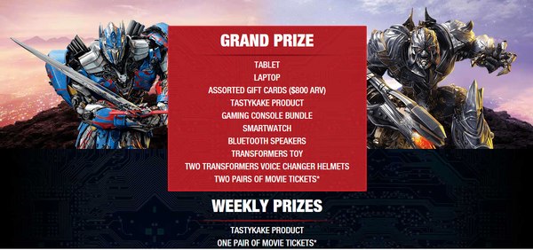 Transformers The Last Knight Sweepstakes From Tastykake Plus Pastry Themed Personality Quiz  (5 of 5)